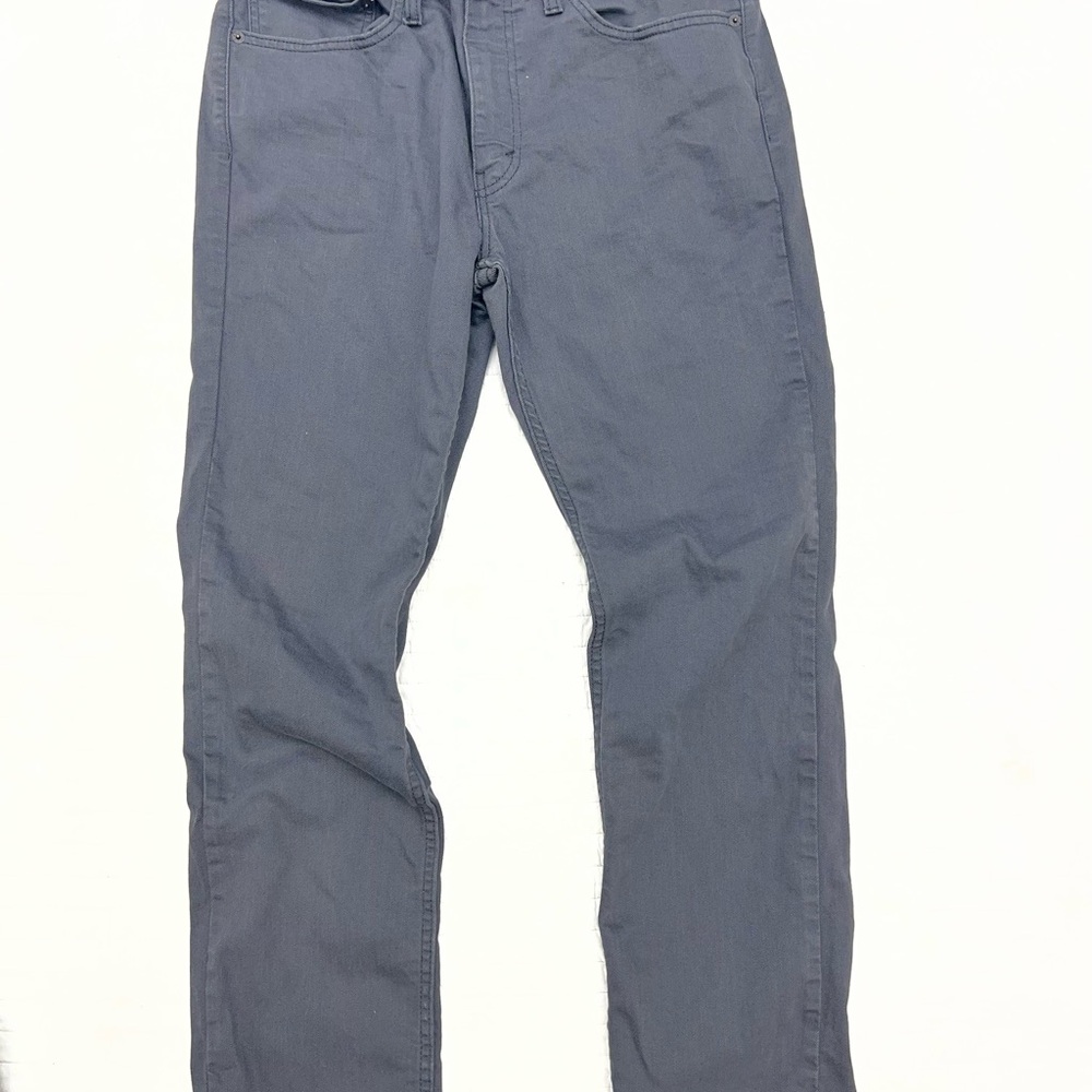 Men's Levi’s 513 slim straight fit- size 34 X 30 - Dark Gray and Tan - Picture 6 of 9